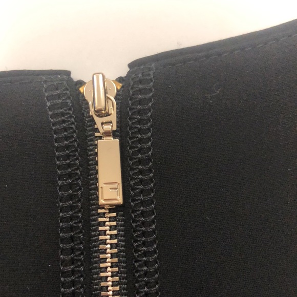 Lafayette 148 NY 10 Black Dress 3/4 length sleeve 2 Pocket Back Zipper Excellent - Picture 9 of 9